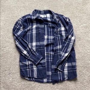 navy blue flannel
